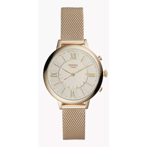 Bracelet de montre Fossil FTW5020 Acier inoxydable Plaqué or 14mm